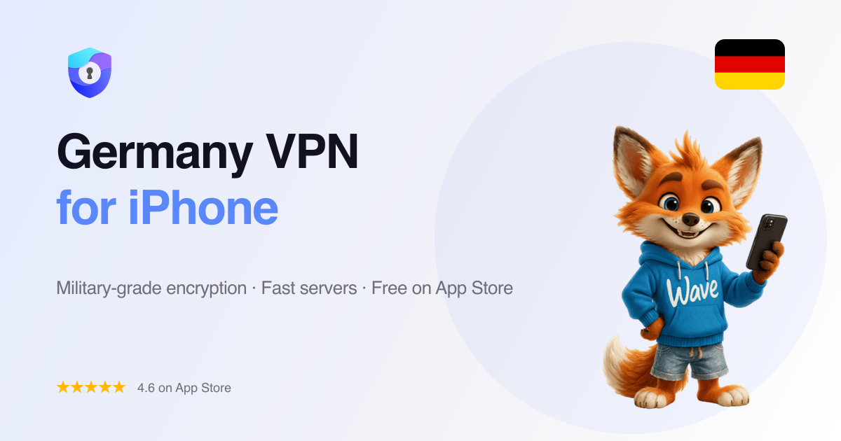 Ver ARD Mediathek y ZDF — VPN gratis Alemania iPhone
